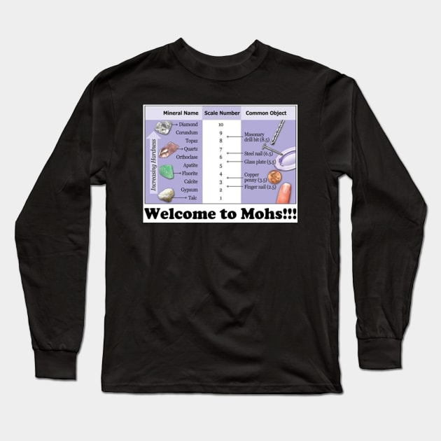 Welcome to Mohs!!! Long Sleeve T-Shirt by dabblersoutpost